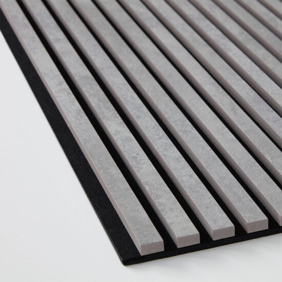 Ribbon-Design Zement svart RecoSilent