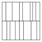 Mönster Grid i 600x600x9 för RecoVibe9-akustikplatta